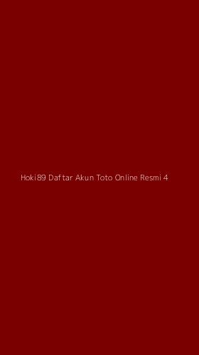 Tampilan Antarmuka Aplikasi Hoki89 Daftar Akun Toto Online Resmi - 4