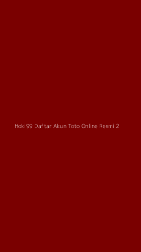 Tampilan Antarmuka Aplikasi Hoki99 Daftar Akun Toto Online Resmi - 2