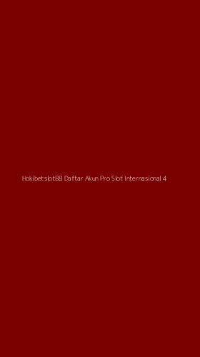 Tampilan Antarmuka Aplikasi Hokibetslot88 Daftar Akun Pro Slot Internasional - 4
