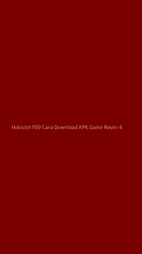 Tampilan Antarmuka Aplikasi Hokislot169 Cara Download Apk Game Resmi - 4