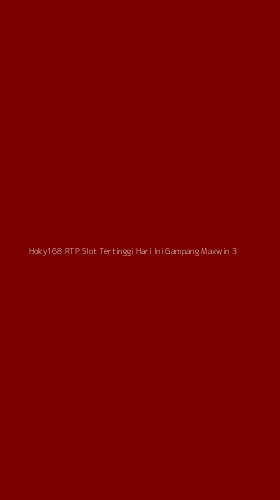 Tampilan Antarmuka Aplikasi Hoky168 Rtp Slot Tertinggi Hari Ini Gampang Maxwin - 3