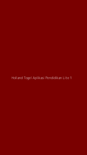Tampilan Antarmuka Aplikasi Holland Togel Aplikasi Pendidikan Lite - 1
