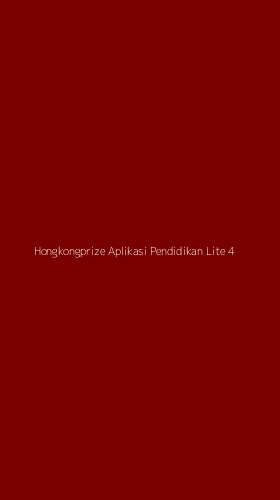 Tampilan Antarmuka Aplikasi Hongkongprize Aplikasi Pendidikan Lite - 4
