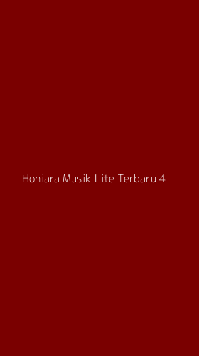 Tampilan Antarmuka Aplikasi Honiara Musik Lite Terbaru - 4