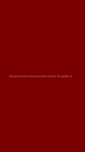 Tampilan Antarmuka Aplikasi Honiara Portal Informasi Game Online Terupdate - 4