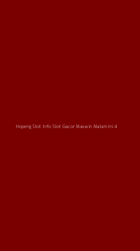 Tampilan Antarmuka Aplikasi Hopeng Slot Info Slot Gacor Maxwin Malam Ini - 4