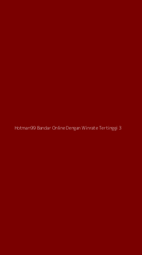 Tampilan Antarmuka Aplikasi Hotman99 Bandar Online Dengan Winrate Tertinggi - 3