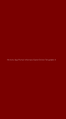 Tampilan Antarmuka Aplikasi Hrctoto App Portal Informasi Game Online Terupdate - 4