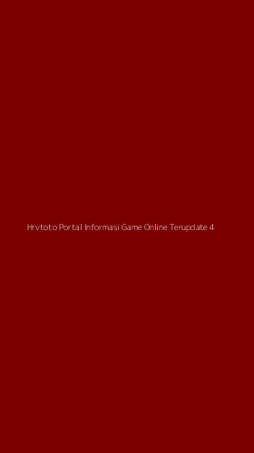 Tampilan Antarmuka Aplikasi Hrvtoto Portal Informasi Game Online Terupdate - 4