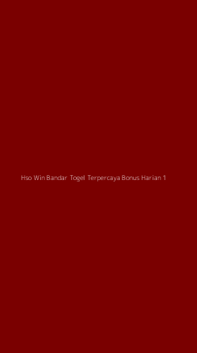 Tampilan Antarmuka Aplikasi Hso Win Bandar Togel Terpercaya Bonus Harian - 1