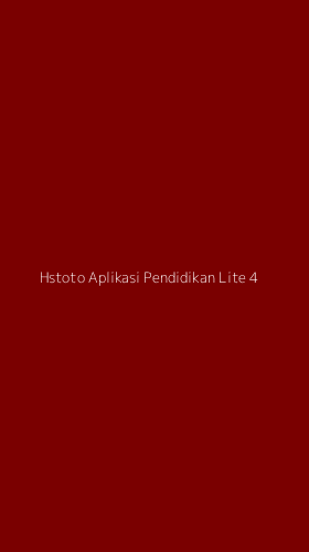 Tampilan Antarmuka Aplikasi Hstoto Aplikasi Pendidikan Lite - 4
