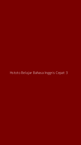 Tampilan Antarmuka Aplikasi Hstoto Belajar Bahasa Inggris Cepat - 3