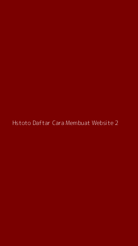 Tampilan Antarmuka Aplikasi Hstoto Daftar Cara Membuat Website - 2