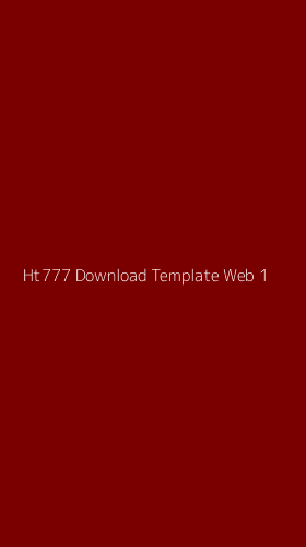 Tampilan Antarmuka Aplikasi Ht777 Download Template Web - 1