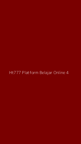 Tampilan Antarmuka Aplikasi Ht777 Platform Belajar Online - 4