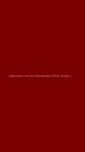 Tampilan Antarmuka Aplikasi Hukumtoto Link Situs Rekomendasi Pilihan Terbaik - 1
