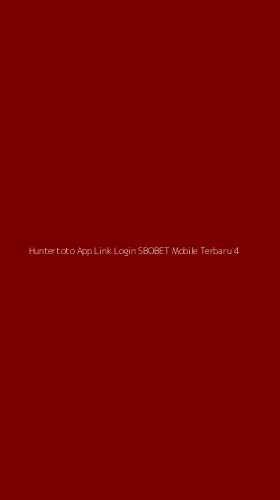 Tampilan Antarmuka Aplikasi Huntertoto App Link Login Sbobet Mobile Terbaru - 4