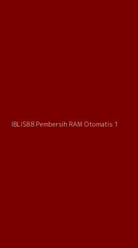 Tampilan Antarmuka Aplikasi Iblis88 Pembersih Ram Otomatis - 1