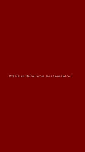 Tampilan Antarmuka Aplikasi Ibok4d Link Daftar Semua Jenis Game Online - 3