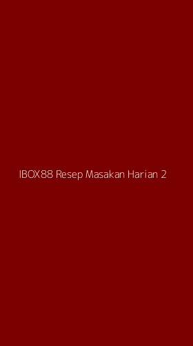 Tampilan Antarmuka Aplikasi Ibox88 Resep Masakan Harian - 2