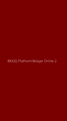 Tampilan Antarmuka Aplikasi Ibuqq Platform Belajar Online - 2