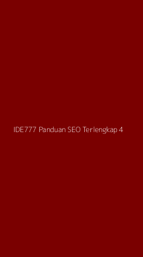 Tampilan Antarmuka Aplikasi Ide777 Panduan Seo Terlengkap - 4