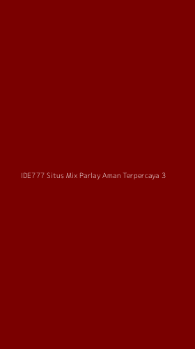 Tampilan Antarmuka Aplikasi Ide777 Situs Mix Parlay Aman Terpercaya - 3