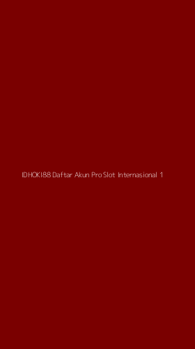 Tampilan Antarmuka Aplikasi Idhoki88 Daftar Akun Pro Slot Internasional - 1