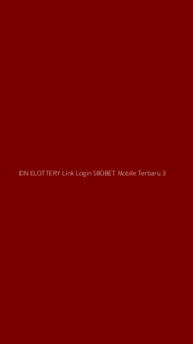 Tampilan Antarmuka Aplikasi Idn Elottery Link Login Sbobet Mobile Terbaru - 3