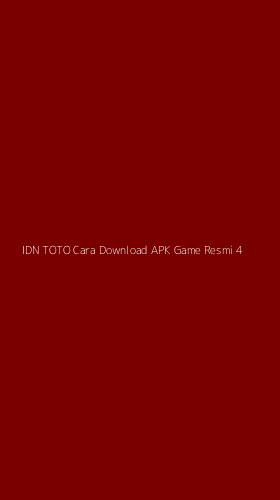 Tampilan Antarmuka Aplikasi Idn Toto Cara Download Apk Game Resmi - 4