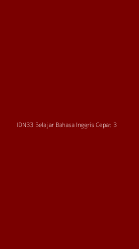 Tampilan Antarmuka Aplikasi Idn33 Belajar Bahasa Inggris Cepat - 3