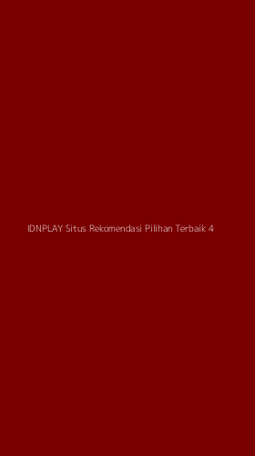 Tampilan Antarmuka Aplikasi Idnplay Situs Rekomendasi Pilihan Terbaik - 4