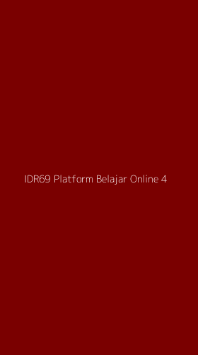 Tampilan Antarmuka Aplikasi Idr69 Platform Belajar Online - 4