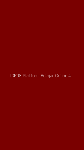 Tampilan Antarmuka Aplikasi Idr98 Platform Belajar Online - 4