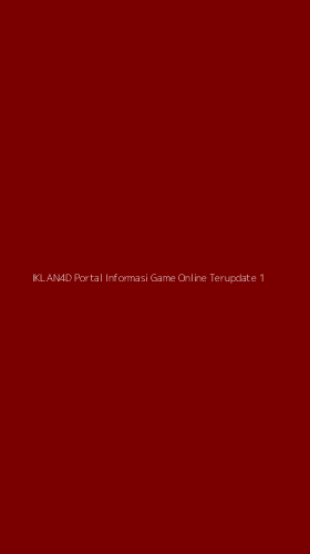 Tampilan Antarmuka Aplikasi Iklan4d Portal Informasi Game Online Terupdate - 1