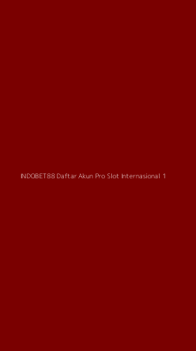 Tampilan Antarmuka Aplikasi Indobet88 Daftar Akun Pro Slot Internasional - 1