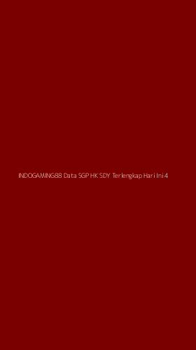 Tampilan Antarmuka Aplikasi Indogaming88 Data Sgp Hk Sdy Terlengkap Hari Ini - 4