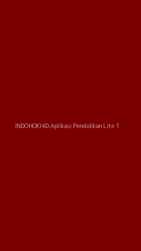 Tampilan Antarmuka Aplikasi Indohoki4d Aplikasi Pendidikan Lite - 1