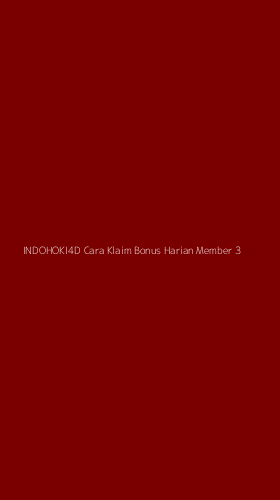 Tampilan Antarmuka Aplikasi Indohoki4d Cara Klaim Bonus Harian Member - 3
