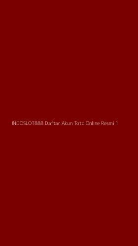 Tampilan Antarmuka Aplikasi Indoslot888 Daftar Akun Toto Online Resmi - 1