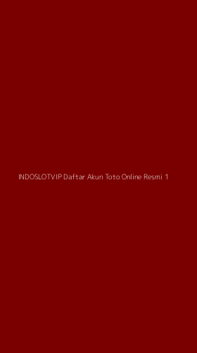 Tampilan Antarmuka Aplikasi Indoslotvip Daftar Akun Toto Online Resmi - 1