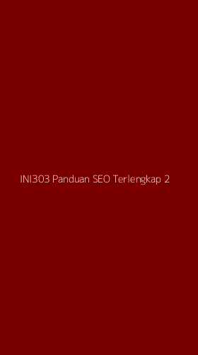 Tampilan Antarmuka Aplikasi Ini303 Panduan Seo Terlengkap - 2