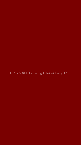 Tampilan Antarmuka Aplikasi Ini777 Slot Keluaran Togel Hari Ini Tercepat - 1