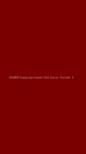Tampilan Antarmuka Aplikasi Ini888 Kumpulan Game Slot Gacor Terbaik - 3