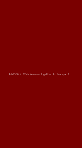 Tampilan Antarmuka Aplikasi Innova77 Login Keluaran Togel Hari Ini Tercepat - 4