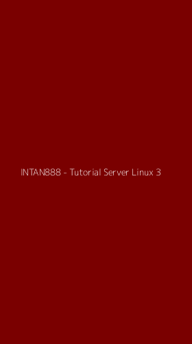Tampilan Antarmuka Aplikasi INTAN888 - Tutorial Server Linux - 3