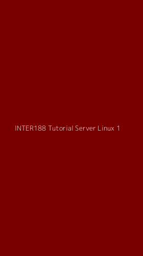 Tampilan Antarmuka Aplikasi Inter188 Tutorial Server Linux - 1