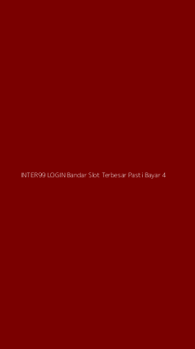Tampilan Antarmuka Aplikasi Inter99 Login Bandar Slot Terbesar Pasti Bayar - 4
