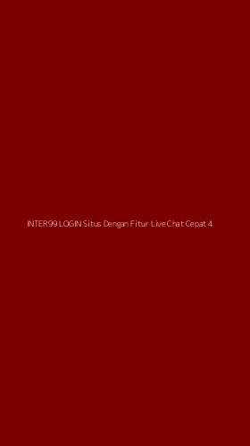 Tampilan Antarmuka Aplikasi Inter99 Login Situs Dengan Fitur Live Chat Cepat - 4