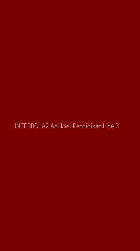 Tampilan Antarmuka Aplikasi Interbola2 Aplikasi Pendidikan Lite - 3